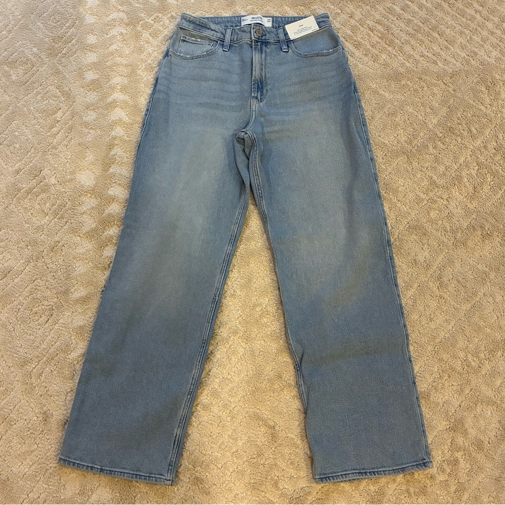 NWT Hollister Dad Jeans Lightwash
